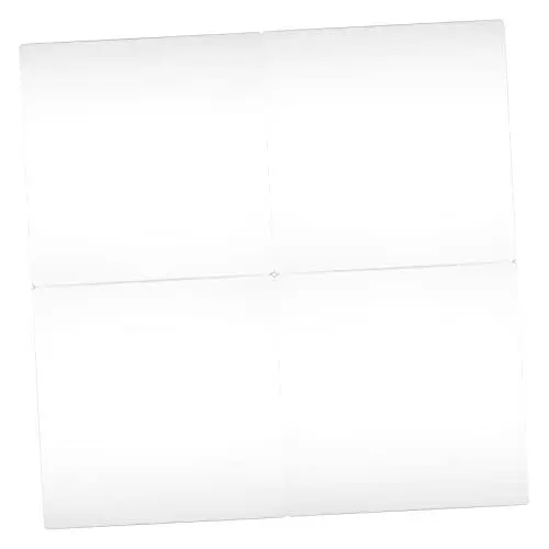Produktbild: ORFOFE 4stücke Spiegelnde Aufkleber Praktische Bad Wand Aufkleber Reflektierende Wand Selbstklebende Diy