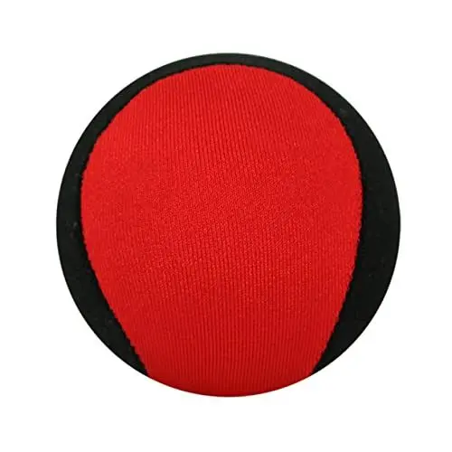 Produktbild: ORFOFE 4 Stück 50 mm Strandparty-Bälle Wasser-Hüpfbälle aufblasbares Spielzeug für Jungen und Mädchen Pool-Party-Spielzeug Gelb Schwarz Grün Schwarz Blau Schwarz Weinrot Schwarz je 1 Stück