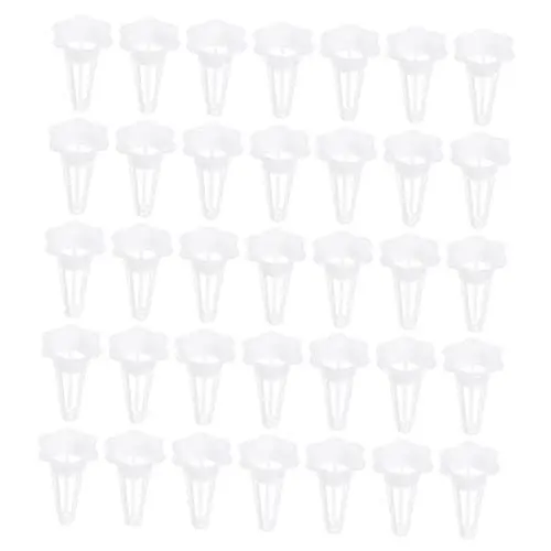 Produktbild: ORFOFE 50 Stück Pflanz Korb pflanzenpflege Pflanzen Pflege Garten Pflanzkorb Gartennetzschalen Topf Netzkorb Anlage Pflanzkörbe für Gartengemüse Gartenbedarf recycelter Kunststoff Weiß