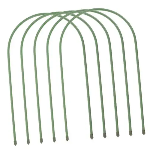 Produktbild: ORFOFE 5er Set Gewächshausbögen U Förmig Für Gartenabdeckungen Unterstützung Von Pflanzen Row Cover Hoops Für Effektiven Schutz Und Wachstum Im Garten 30cm Breite 45cm Höhe Φ8mm