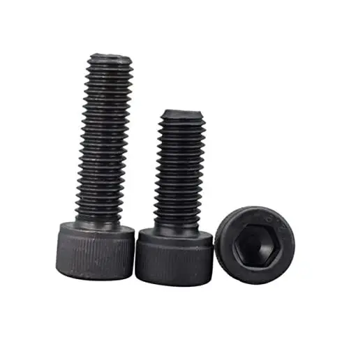 Produktbild: ORFOFE M5 X 16–22 Mm Sechskantschrauben Aus Kohlenstoffstahl Mit Umgekehrtem Gewinde Linkszahnbolzen Zahnschraube 60 Stück Pro Packung