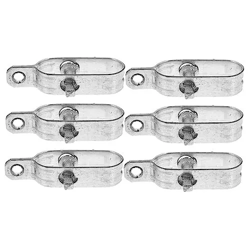 Produktbild: ORFOFE 6St spannhaken spannzangen Seilzange Stahlseilspanner klemmring Drahtwerkzeug Zaun Drahthaken Drahtspanner Spanner schwere Ausführung Metall Drahtseil der Zaun Kabel Klemmen Gießen