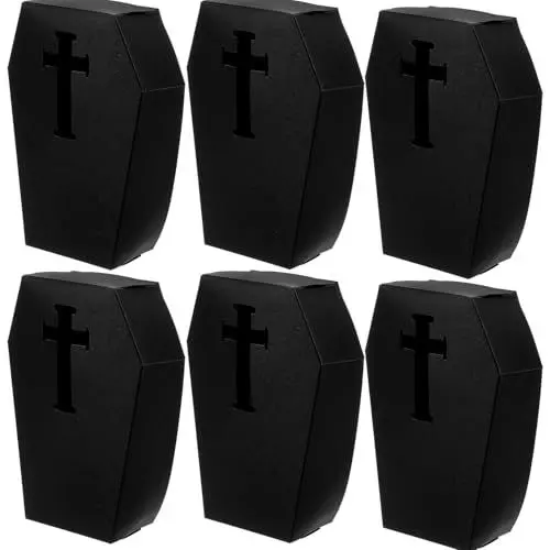 Produktbild: ORFOFE Halloween-sarg-süßigkeitenboxen 6 Stück Papier-leckerli-boxen Dekorative Requisiten Für Partys Und Veranstaltungen