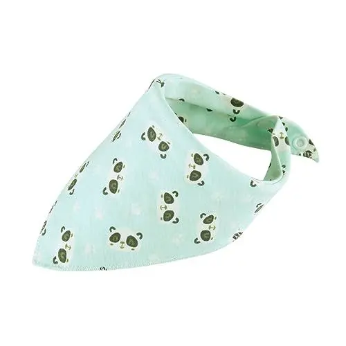 Produktbild: ORFOFE 7stücke Teiliges Baumwoll-lätzchen Junge Mädchen Dreieckige Sabberlätzchen Mit Niedlichen Cartoon-motiven Für Schutz Vor Feuchtigkeit Zufällige Farben Hautfreundlich Und