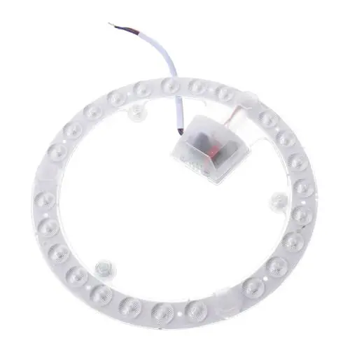 Produktbild: ORFOFE Deckenlichtquelle Leichte Pendelleuchte Deckenleuchte Zubehör Leichte Einbauteile Lampe Beleuchtungsplatine Deckenlampentafel Led-lichtpaneel Lampenfassungen Aluminiumteller Weiß
