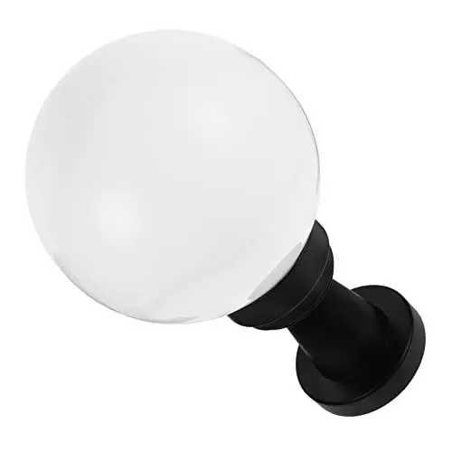 Produktbild: ORFOFE Gartenzaun Lichter Terrassenlicht Deckspfostenlichter Runde Solar-terrassenlampe Gartenpfostenleuchten Laternendekor Straßenballlichter Decklicht Gartenlicht Led Taschenlampe Stk