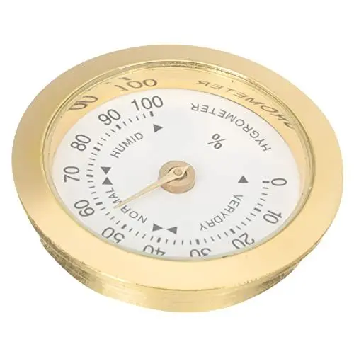 Produktbild: ORFOFE Gitarren-hygrometer Multifunktionales Feuchtigkeitsmessgerät Rundes Gitarren-feuchtigkeitsmessgerät Zur Instrumentenpflege