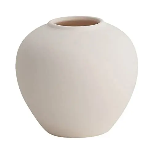 Produktbild: ORFOFE Keramikvase Minimalistisch Leere Vase Basteln Kleiner Blumenhalter Kleines Blumenvase Aus Porzellan Zeitgenössische Vasen Vase Für Blumenarrangements Einreihig Wasserkocher