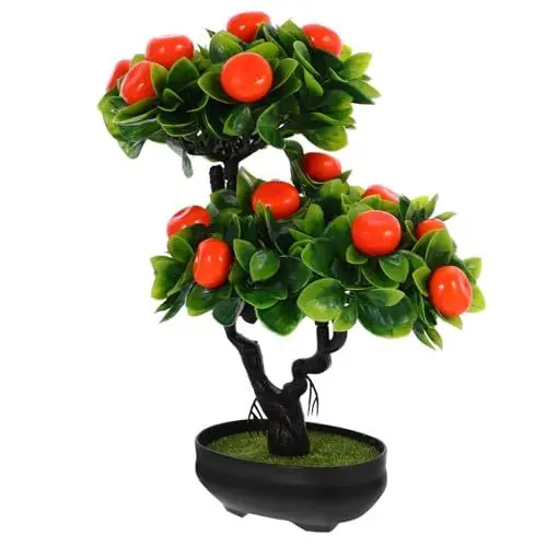 Produktbild: ORFOFE Faux Bonsai Obst Baum Decor Künstliche Topfpflanze Desktop Schmuck Für Zimmer