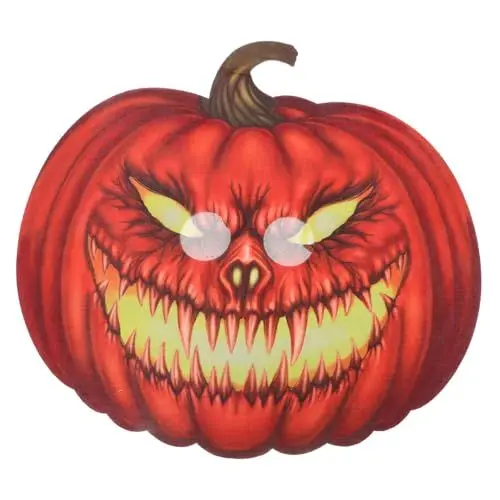 Produktbild: ORFOFE Weiche Und Bequeme Halloween-kürbismaske Mit Detailliertem Design Für Partyauftritte