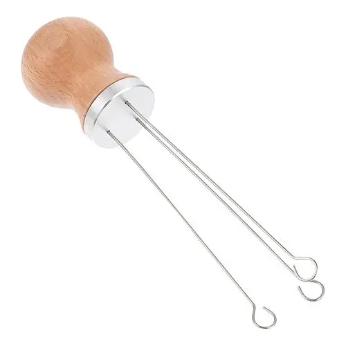 Produktbild: ORFOFE Nadel für Kaffeepulver heizlùfter kaffeezubehör Easy putz Schneebesen Espresso-Mixer pürierstab Kaffeekonzentrat Espresso- -Rührer Schneebesen für Kaffeepulver Holz