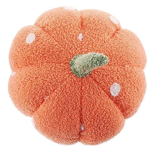 Produktbild: ORFOFE Nordisches Gepunktetes Kürbiskissen Dekokissen Für Die Couch Gemütliches Kürbiskissen Couch Wurfkissen Kürbis Förmiges Halloween Kürbis Gefülltes Kürbis Wurfkissen