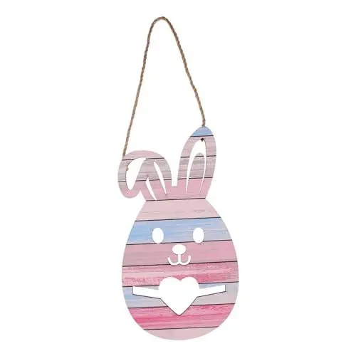 Produktbild: ORFOFE Holzhandwerk Ostern Hängende Dekoration Ostern Szene Tür Und Küche Liefert