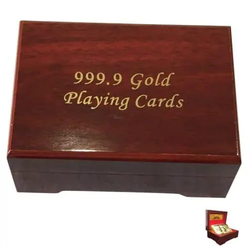 Produktbild: ORFOFE Pokerkartenetui Aus Holz Schmuck-Organizer-Box Aufbewahrung Von Kartenspielen Mehrzweck-aufbewahrung Für Bastelarbeiten Geschenkbox