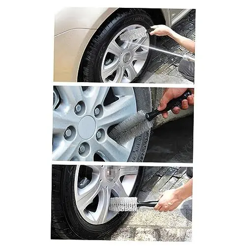 Produktbild: ORFOFE Reifen und Felgenreinigungsbürste Material für Auto und Motorradpflege Entfernt Mühelos Schmutz und Dreck Vielseitig Einsetzbar für Fahrzeugreifen