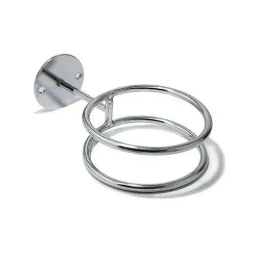 Produktbild: ORFOFE Eleganter Haartrocknerhalter Wandmontage Silberfarben Für Haartrockner Make-up- Zu Hause