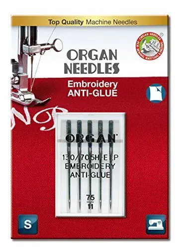 Produktbild: Organ Needles 5117075BL Maschinennadeln, 75/11 Größe, 5, Grau