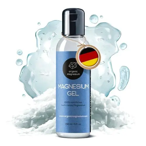 Produktbild: Zechstein Magnesiumgel von Organic Magnesium - 150ml | 100% Natürlich & Reines Magensiumchlorid Gel | Perfekt für Sport & Muskel entspannung | Ultra Pur & Hochdosiert Flüssig Gel