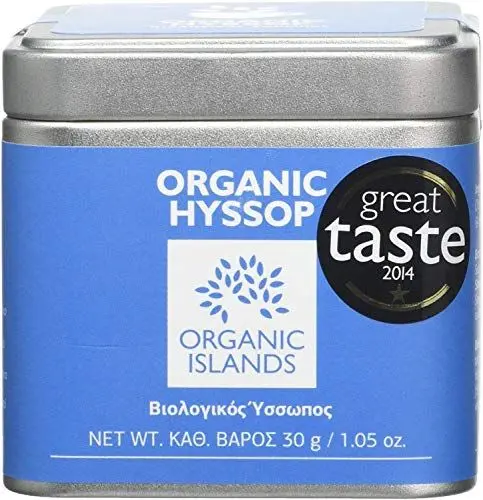 Produktbild: Organic Islands Bio Ysop von Naxos, Griechenland in Metallbox, 2er Pack x 30 g (Ingesamt: 60 g)