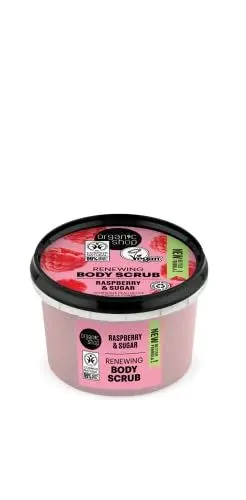 Produktbild: Organic Shop Body Scrub Natural Raspberry Cream and Sugar 250 ml