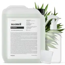 Produktbild: Organisches Neemöl mit natürlichem Emulgator, 1000ml - Gebrauchsfertig, Kaltgepresst, 100% Natürlich, Umweltfreundlich, inkl. Sprühflasche u. Messbecher, Pflanzenpflege für Zimmer- und Gartenpflanzen