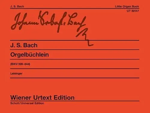 Produktbild: Orgelbüchlein: nach den Quellen herausgegeben. BWV 599-644. Orgel. (Wiener Urtext Edition)