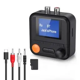 Produktbild: ORIA Bluetooth 5.2 Adapter, 2 in 1 Bluetooth AUX Empfänger mit 1,4