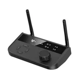 Produktbild: ORIA Bluetooth 5.3 Adapter, 2 in 1 Bluetooth Empfänger mit RCA Aux 3,5mm, Bluetooth Audio Adapter mit Doppelter Verbindung, Freisprechanrufe, für Auto, Laptop, Kopfhörer