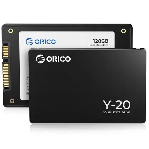 Produktbild: ORICO 128G SSD SATA III 6Gb/s, 2.5“ Interne Solid State Festplatte, bis zu 500MB/s, Kompatibel mit Laptop und PC-Desktops-Y20