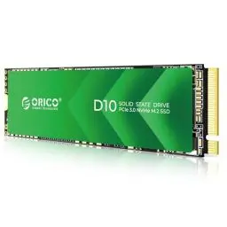 Produktbild: ORICO 128GB M.2 NVMe SSD,TLC NAND Flash,1700MB/s PCIe Gen3x4 M2 2280 SSD, Internes Solid State Laufwerk Kompatibel mit Desktop-Laptop - D10
