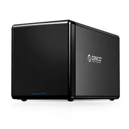Produktbild: ORICO 4-Fach Raid Festplattengehäuse Magnetisches Aluminium USB 3.2 Gen1 zu SATA für HDD Dockingstation Unterstützt 7 RAID Modi Bis zu 64 TB (4 x 16 TB) – NS400RC3