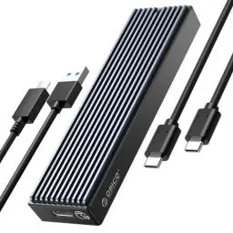 Produktbild: ORICO M.2 NVMe SSD Gehäuse USB-C Adapter 10Gbps USB3.2/ USB3.1 Gen2 für PCIe NVMe M-Key/M+B Key SSD, Externe M2 SSD Gehäuse Größe 2230/ 2242/ 2260/ 2280, Untersützt UASP-M2PV