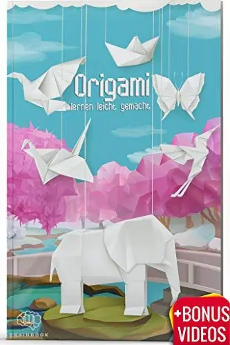 Produktbild: Origami lernen leicht gemacht: Origami-Buch für Kinder und Erwachsene, Origami Faltbuch mit 40 Anleitungen + 5 Videoanleitungen und Bonusmaterial