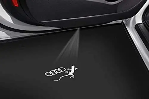 Produktbild: Original Audi LED-Einstiegsleuchten Ringe-Gecko-Logo