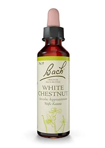 Produktbild: Original Bachblüten Tropfen Nr. 35 White Chestnut: Geistige Ruhe & klare Gedanken mit Bach-Blüte Weiße Kastanie, 20ml