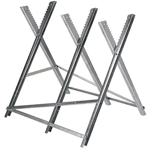 Produktbild: Original Einhell Kettensägebock (passendes Zubehör für die Arbeit mit Kettensägen, aus widerstandsfähigem Metall, max. 150 kg Tragkraft, für Baumstämme bis Ø 300 mm)