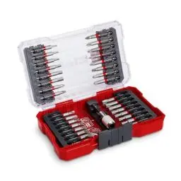 Produktbild: Original Einhell M-CASE 33-tlg. Bit-Set (für Akkuschrauber und Bohrmaschinen mit 50-mm-Bits aus S2 Stahl, Schnellwechselbithalter aus Karbonstahl inkl. Aufbewahrungsbox)