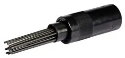 Produktbild: Original Einhell Nadelentroster-Aufsatz (Kompressor-Zubehör, passend für den Einhell Druckluft-Meißelhammer TC-PC 45 (Set), robuste Metall-Nadeln zum Entfernen von Rost)