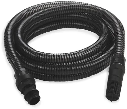 Produktbild: Original Einhell Saugschlauch 7 m (Pumpen-Zubehör, für Einhell Gartenpumpen, Hauswasserwerke & -automaten, Länge 7 m, Ø 25 mm, inkl. Adapter, Doppelnippel, Rückschlagventil)