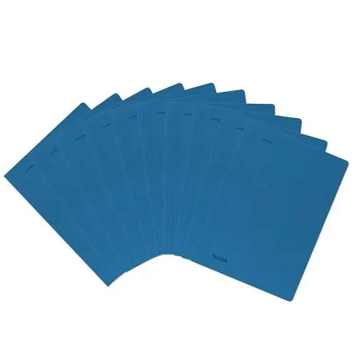 Produktbild: Original Falken 100er Pack Recycling-Schnellhefter DIN A4 blau. Made in Germany Blauer Engel Hefter Papphefter Kartonschnellhefter Schulhefter Pappordner Mappe Schulordner ideal für Schule und Uni