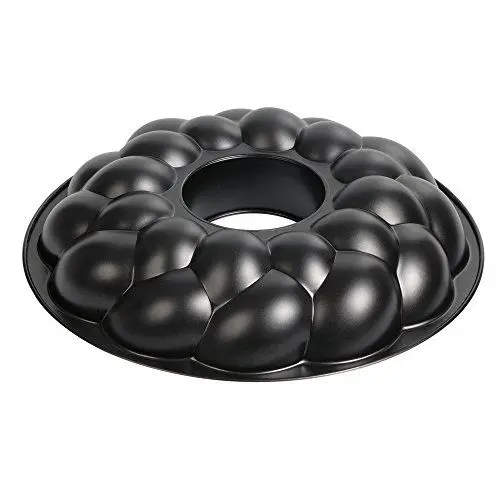 Produktbild: Original Kaiser Hefezopf Backform Kranz 32 cm, antihaftbeschichtet, Backform Ostern, praktischer Griffrand, leichtes Verzieren, Schwarz