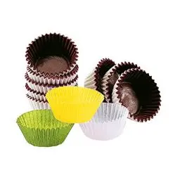 Produktbild: Original Kaiser Inspiration Papier-Pralinenförmchen 200 Stück, 3,5 cm, Pralinen Papierförmchen aus hochwertigem leicht ablösbarem Papier, fettdicht, attraktive Farben