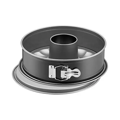 Produktbild: Original Kaiser Inspiration Springform 26 cm rund, 2 Böden, Flach- und Rohrboden, runde Backform, Kuchenform antihaftbeschichtet, auslaufsicher