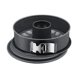 Produktbild: ORIGINAL KAISER Kaiser Springform La Forme Plus mit Rohrboden Ø 26 cm Made in Germany antihaftbeschichtet KAIRAMIC schnittfest auslaufsicher, Stahl, Transparent