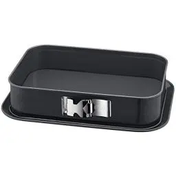 Produktbild: Original Kaiser La Forme Plus Springform eckig 35 x 24 cm, Backform rechteckig, Kuchenform mit Emailleboden, schnittfest, Tiramisu Form antihaftbeschichtet, schnittfest