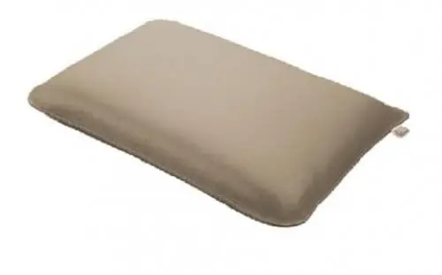 Produktbild: NEU: Jetzt noch weicher! - Original Saunakissen Premium-Deluxe aus hochwertigen Objektkunstleder handgefertigt in Deutschland - Taupe