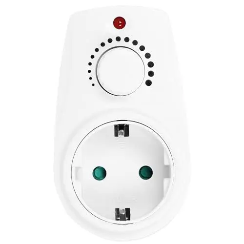 Produktbild: ORNO AE-13114(GS Dimmer Steckdose sanfte Lichtsteuerung max.280W 230V