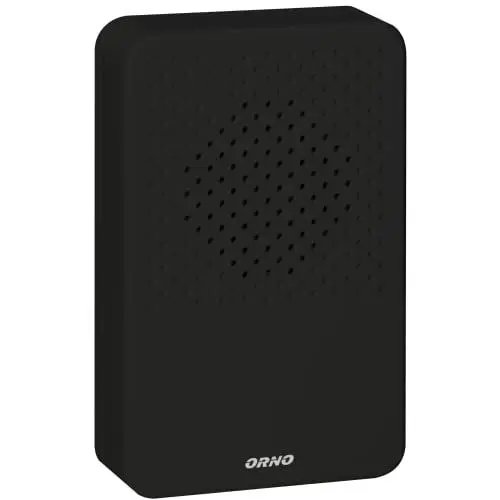 Produktbild: ORNO Lark Maxi AC Türklingel Kabelgebunden EIN Ton 230V (Schwarz)