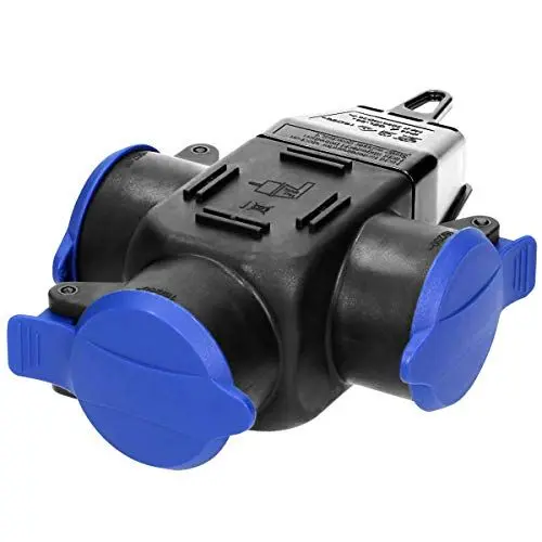Produktbild: ORNO OR-AE-1346(GS) Hermetischer Verteiler mit 3-Steckdosen Schlagfest IP44 Stecker Schuko Version