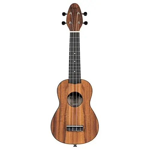 Produktbild: Ortega Guitars Sopran Ukulele Akustisch – Keiki K3 Series – Inklusive Zubehör – Akazie, ABS, Natur (K3-ACA)